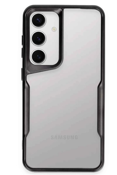 Mey İthalat®  Samsung Galaxy S24 Kılıf Boyi Silikon Kapak - Siyah