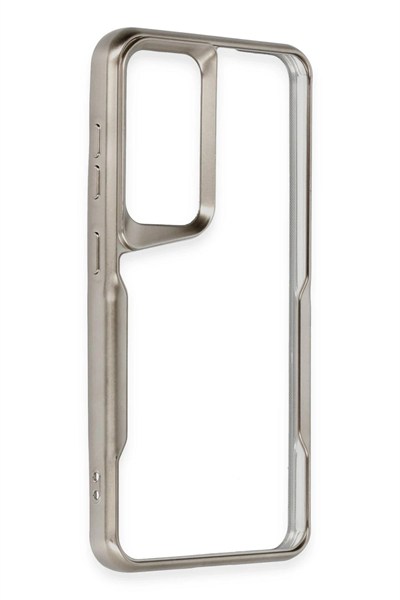 Mey İthalat®  Samsung Galaxy S24 Kılıf Boyi Silikon Kapak - Titan Gri