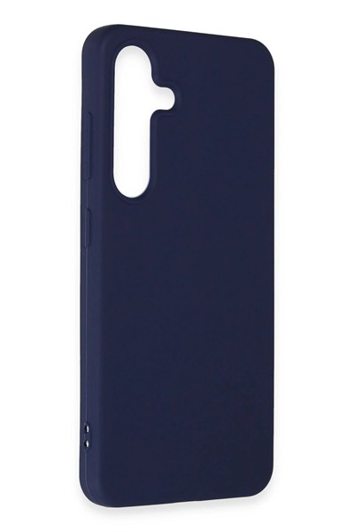 Mey İthalat®  Samsung Galaxy S24 Kılıf First Silikon - Lacivert