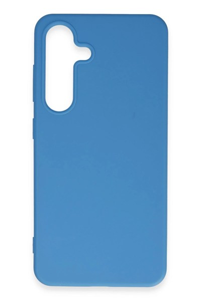 Mey İthalat®  Samsung Galaxy S24 Kılıf First Silikon - Mavi