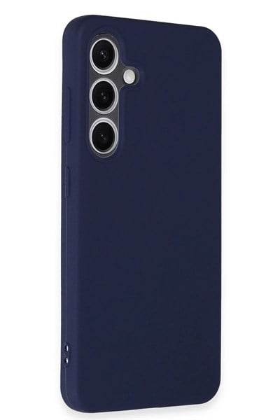 Mey İthalat®  Samsung Galaxy S24 Kılıf First Silikon - Lacivert