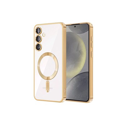 Mey İthalat®  Samsung Galaxy S24 Kılıf Kross Magneticsafe Kapak - Gold