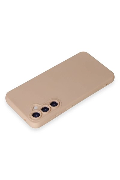 Mey İthalat®  Samsung Galaxy S24 Kılıf Nano içi Kadife Silikon - Pudra