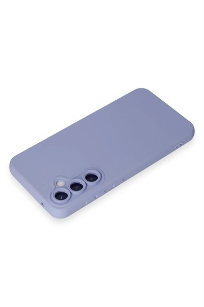 Mey İthalat®  Samsung Galaxy S24 Kılıf Nano içi Kadife Silikon - Lila