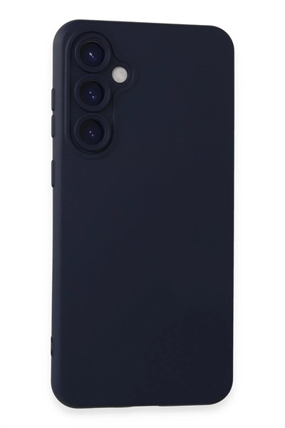 Mey İthalat®  Samsung Galaxy S24 Kılıf Nano içi Kadife Silikon - Lacivert