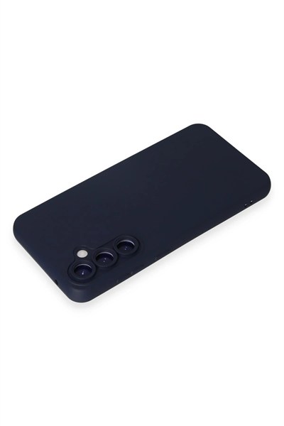 Mey İthalat®  Samsung Galaxy S24 Kılıf Nano içi Kadife Silikon - Lacivert
