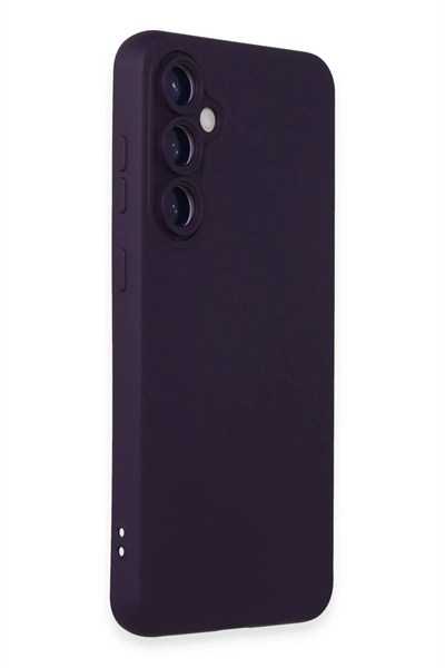 Mey İthalat®  Samsung Galaxy S24 Kılıf Nano içi Kadife Silikon - Mor