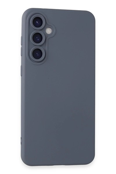 Mey İthalat®  Samsung Galaxy S24 Kılıf Nano içi Kadife Silikon - Gri
