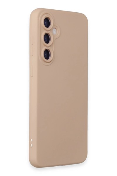 Mey İthalat®  Samsung Galaxy S24 Kılıf Nano içi Kadife Silikon - Pudra