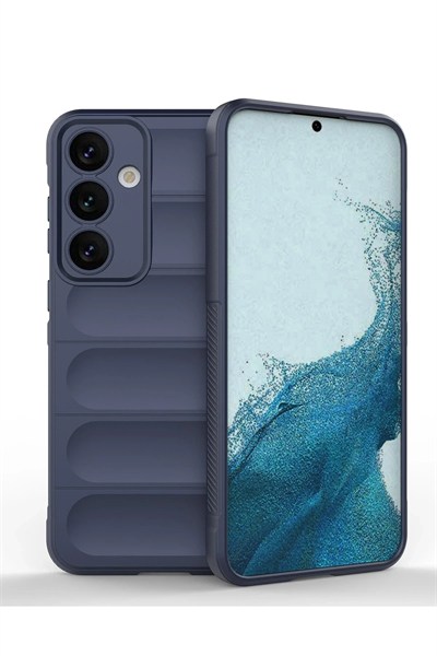 Mey İthalat®  Samsung Galaxy S24 Kılıf Optimum Silikon - Lacivert