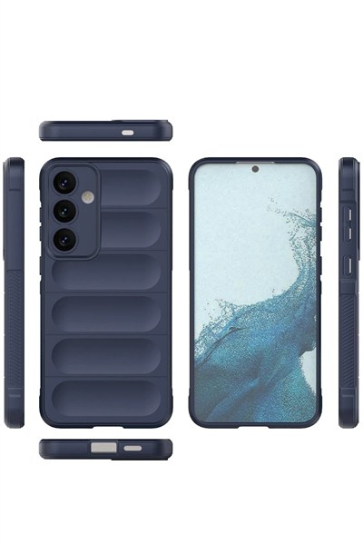 Mey İthalat®  Samsung Galaxy S24 Kılıf Optimum Silikon - Lacivert