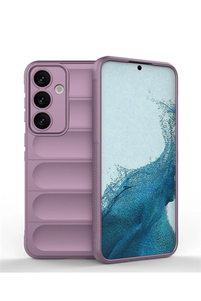 Mey İthalat®  Samsung Galaxy S24 Kılıf Optimum Silikon - Mor