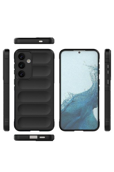 Mey İthalat®  Samsung Galaxy S24 Kılıf Optimum Silikon - Siyah