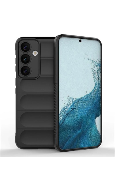 Mey İthalat®  Samsung Galaxy S24 Kılıf Optimum Silikon - Siyah