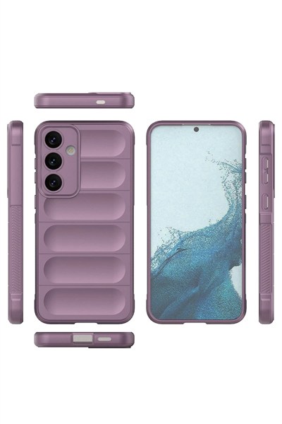 Mey İthalat®  Samsung Galaxy S24 Kılıf Optimum Silikon - Mor