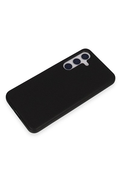 Mey İthalat®  Samsung Galaxy S24 Kılıf Taft Kapak - Siyah