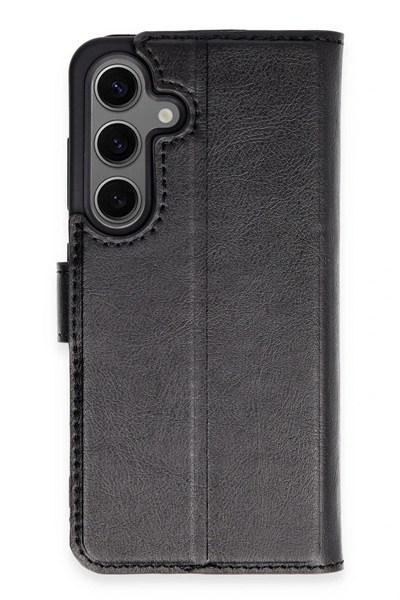Mey İthalat®  Samsung Galaxy S24 Kılıf Trend S Plus Kapaklı Kılıf - Siyah