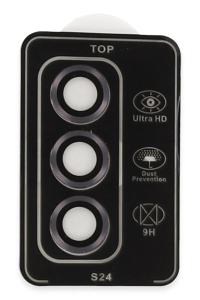 Mey İthalat®  Samsung Galaxy S24 PVD Metal Kamera Lens - Derin Mor