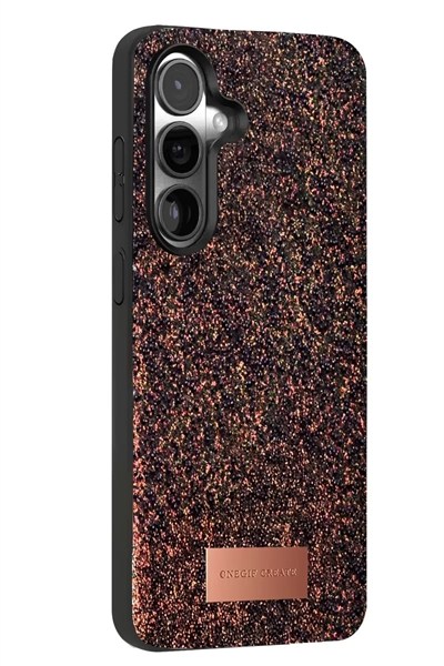 Mey İthalat®  Samsung Galaxy S24 Plus Bright Simli Kapak - Derin Mor