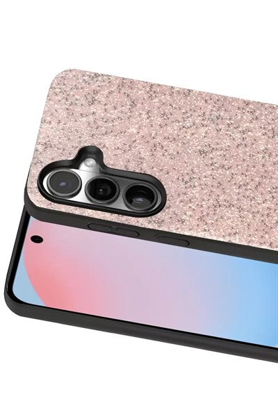 Mey İthalat®  Samsung Galaxy S24 Plus Bright Simli Kapak - Pembe