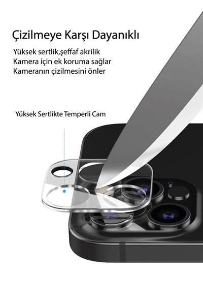 Mey İthalat®  Samsung Galaxy S24 Plus Kamera Lens Koruma Cam