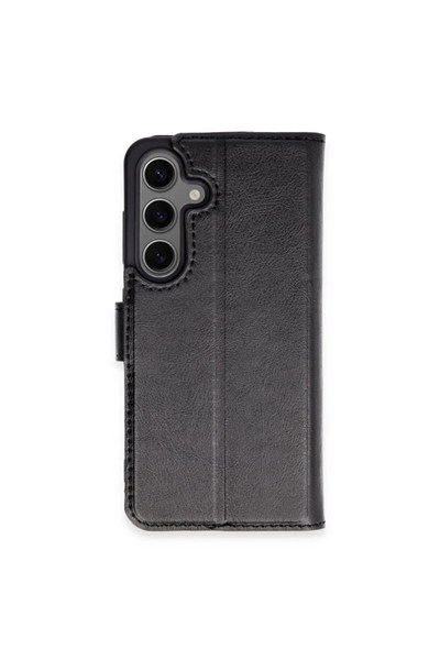Mey İthalat®  Samsung Galaxy S24 Plus Kılıf Trend S Plus Kapaklı Kılıf - Siyah