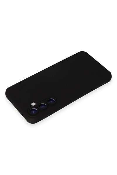 Mey İthalat®  Samsung Galaxy S24 Plus Kılıf Nano içi Kadife Silikon - Siyah