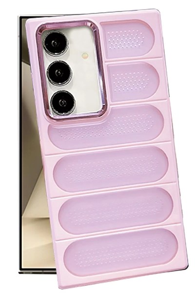 Mey İthalat®  Samsung Galaxy S24 Plus Kılıf Airmax Silikon Kapak - Pembe