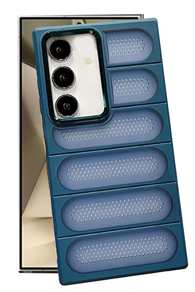 Mey İthalat®  Samsung Galaxy S24 Plus Kılıf Airmax Silikon Kapak - Lacivert