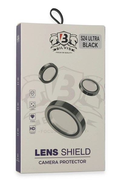 Mey İthalat®  Samsung Galaxy S24 Ultra Bilvis Titan Kamera Lens - Siyah