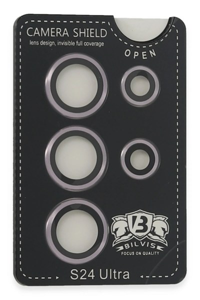 Mey İthalat®  Samsung Galaxy S24 Ultra Bilvis Titan Kamera Lens - Derin Mor