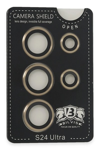 Mey İthalat®  Samsung Galaxy S24 Ultra Bilvis Titan Kamera Lens - Gold