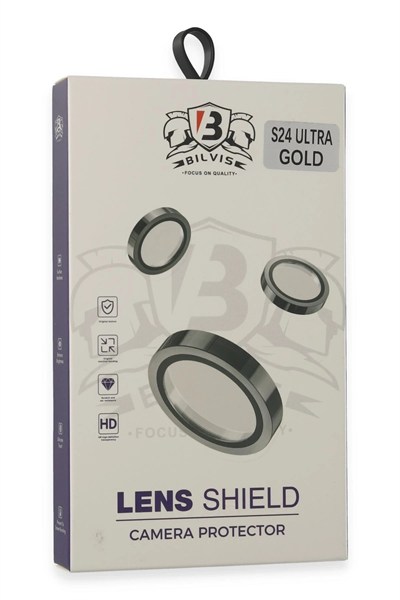 Mey İthalat®  Samsung Galaxy S24 Ultra Bilvis Titan Kamera Lens - Gold