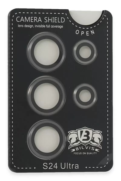 Mey İthalat®  Samsung Galaxy S24 Ultra Bilvis Titan Kamera Lens - Titan Gri