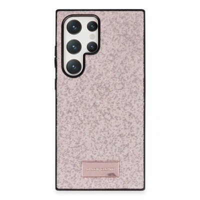Mey İthalat®  Samsung Galaxy S24 Ultra Bright Simli Kapak - Pembe