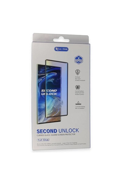 Mey İthalat®  Samsung Galaxy S24 Ultra Durable Full Glue Curved Cam