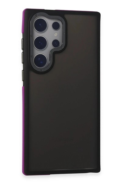 Mey İthalat®  Samsung Galaxy S24 Ultra Harvel Kapak - Derin Mor
