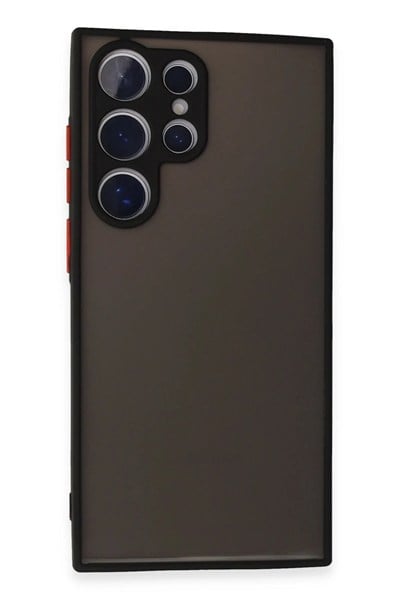 Mey İthalat®  Samsung Galaxy S24 Ultra Kılıf Montreal Silikon Kapak - Siyah