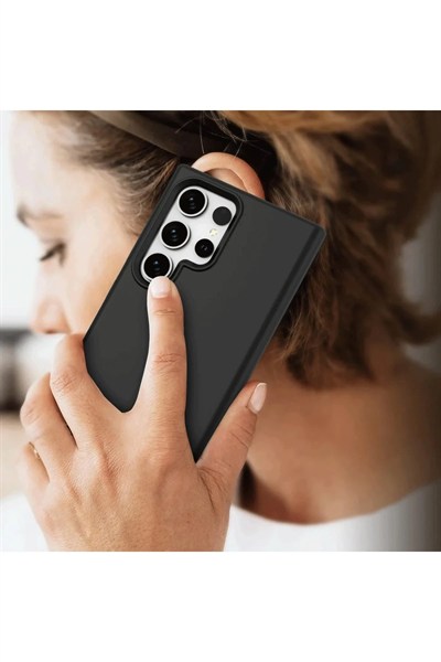 Mey İthalat®  Samsung Galaxy S24 Ultra Kılıf First Silikon - Mavi