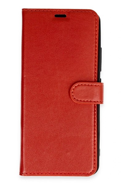 Mey İthalat®  Samsung Galaxy S24 Ultra Kılıf Trend S Plus Kapaklı Kılıf - Kırmızı