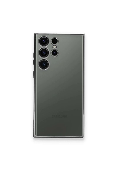 Mey İthalat®  Samsung Galaxy S24 Ultra Kılıf  Lensli Silikon - Mor