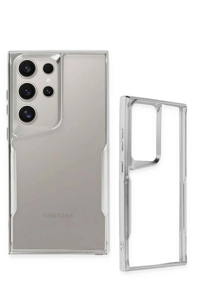 Mey İthalat®  Samsung Galaxy S24 Ultra Kılıf Boyi Silikon Kapak - Siyah