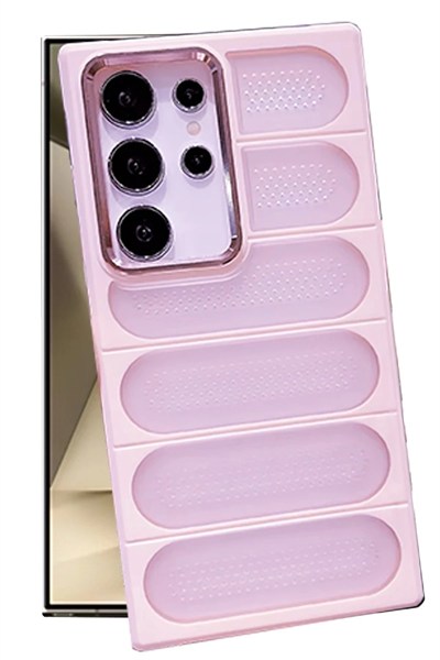 Mey İthalat®  Samsung Galaxy S24 Ultra Kılıf Airmax Silikon Kapak - Pembe