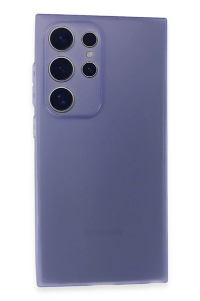 Mey İthalat®  Samsung Galaxy S24 Ultra Kılıf Puma Silikon - Mor