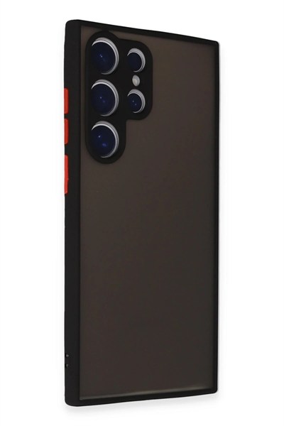 Mey İthalat®  Samsung Galaxy S24 Ultra Kılıf Montreal Silikon Kapak - Siyah