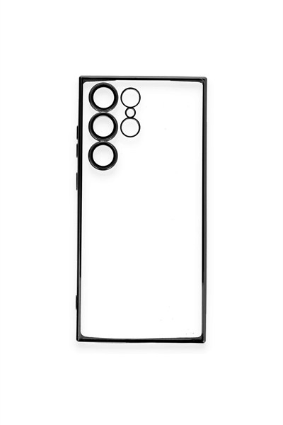 Mey İthalat®  Samsung Galaxy S24 Ultra Kılıf  Lensli Silikon - Yeşil