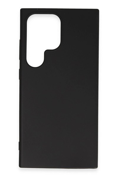 Mey İthalat®  Samsung Galaxy S24 Ultra Kılıf First Silikon - Siyah