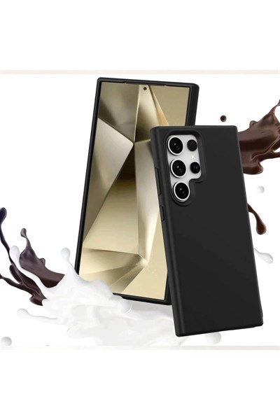 Mey İthalat®  Samsung Galaxy S24 Ultra Kılıf First Silikon - Lacivert