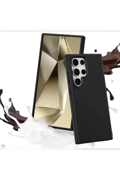 Mey İthalat®  Samsung Galaxy S24 Ultra Kılıf First Silikon - Koyu Yeşil