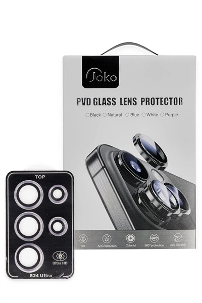 Mey İthalat®  Samsung Galaxy S24 Ultra PVD Metal Kamera Lens - Pembe